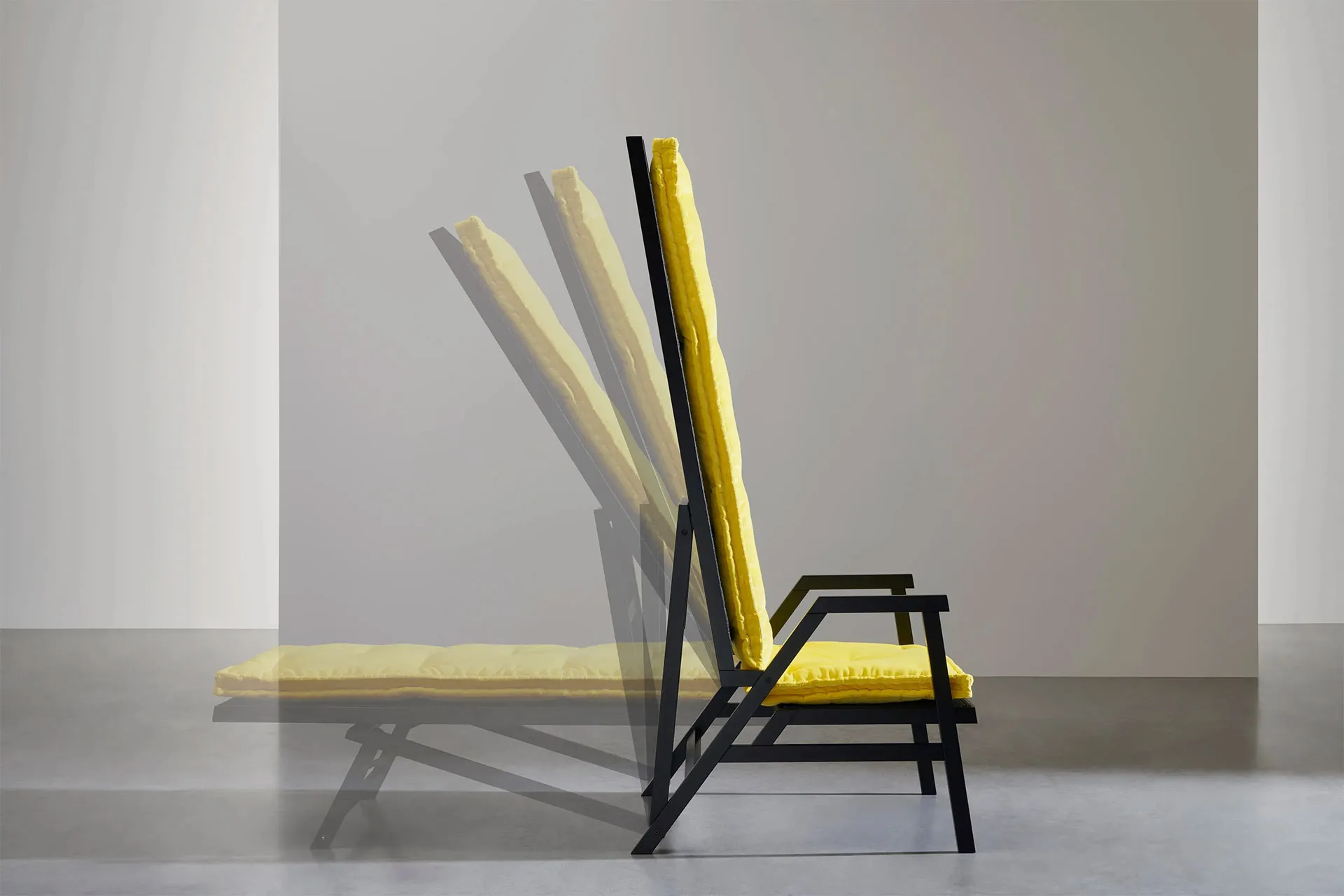 armchair bed with high backrest and armrests -  POLET by Twils